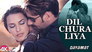 Dil Chura Liya  Qayamat  Ajay Devgan amp Neha Dhupia  Duet Lyrical  Kumar Sanu amp Alka Yagnik [upl. by Rorrys]