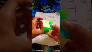 3x3 RUBIKS CUBE EASY TRICK VIRAL TRENDING SHORTS [upl. by Attenov]