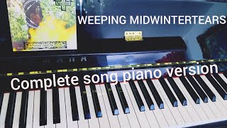 ABIGORS WEEPING MIDWINTERTEARS FULL SONG ADAPTED TO PIANO [upl. by Ulyram427]