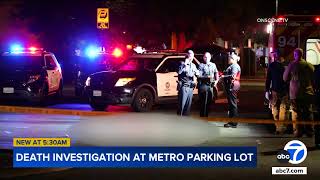 Man killed in gangrelated shooting near Metro station in Leimert Park LAPD says [upl. by Gardy]