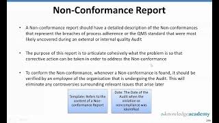 10 5non conformance report [upl. by Erdnad]