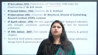 Introduction To Pharmacopoeias Part1 Indian Pharmacopoeia And British Pharmacopoeia [upl. by Yroffej]