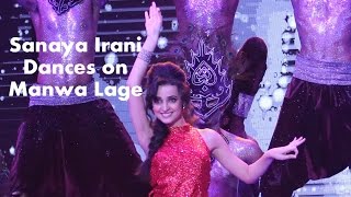 Sanaya Irani dance on MirchiTop20 Countdown show [upl. by Gertrud606]