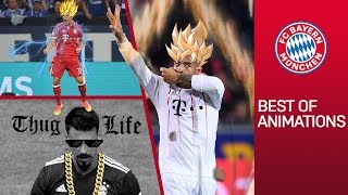 FC Bayern Goals Animated Super Saiyan Tolisso amp Rocket Man Coman [upl. by Matti]