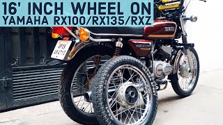 Advantages amp Disadvantages of 16 Yezdi Tyre on Yamaha RX100 amp RX135 [upl. by Zelde532]