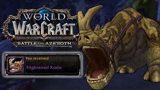 Frightened Kodo Mount Guide  Darkshore Patch 81 [upl. by Whitcomb]