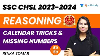 Calendar Tricks and Missing Numbers  Reasoning  SSC CHSL 20232024  Ritika Tomar [upl. by Yekcim]