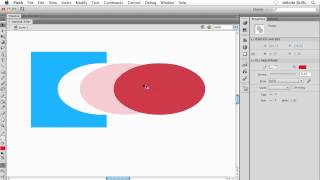 Adobe Flash CS6 Tutorial  Understanding the Merge Drawing Mode [upl. by Liatnahs199]