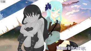 Nightcore  Radioactive Switching Vocals Lyrics  1 Hour [upl. by Karon]