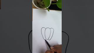 How to draw capsicumbell pepper step by step  easy capsicum drawing  vegetable drawing [upl. by Chandler]