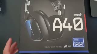 Unboxing Headset Astro A40 da OLX [upl. by Akiam563]