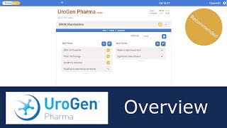 UroGen Pharma Overview URGN  Recommended [upl. by Airel]