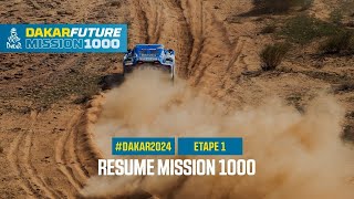 Résumé Mission 1000  Étape 1  Dakar2024 [upl. by Eiuqcaj]