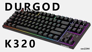 Durgod K320 Taurus Nebula RGB TKL Keyboard [upl. by Fredi]