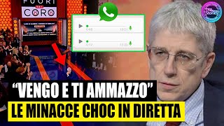 Choc a Fuori dal Coro Minacciata di morte la giornalista in diretta [upl. by Norword]