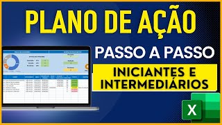 Excel PLANO DE AÇÃO com DASHBOARD Passo a Passo para Iniciantes e Intermediários [upl. by Mintun]