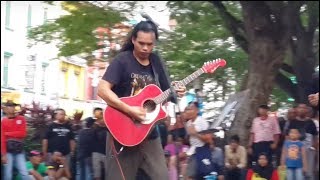 HANYA SATU PERSINGGAHAN  Sentuhan Buskers cover Rahmat Ekatmatra [upl. by Tristam101]