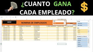 🚀 Como Hacer Una Nomina De Empleados en Excel FACIL y RAPIDO [upl. by Peterec]