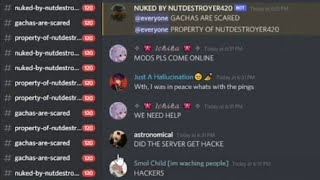 Nuking Arinxias discord server 2500 members [upl. by Zobkiw]