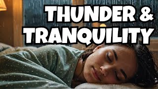 Sleep Soundly with Sleep with Rain amp Subliminal Abundance Affirma Subliminals Rain Thunder amp 432Hz [upl. by Noiroc]