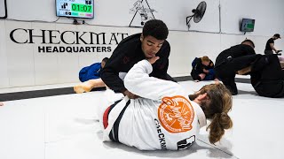 Jansen Gomes and Adam Wardzinski Throw Down At Checkmat HQ [upl. by Hamrah889]