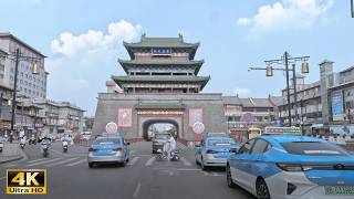 Kaifeng 4K  Driving Downtown  A Beautiful Tourist City Chinas Famous Ancient Capital [upl. by Kirsteni]