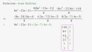 Descomposición en factores de expresiones algebraicas Baldor10676 a 78 [upl. by Yennek]