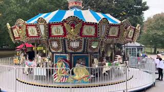 Boston Common Park Carousel Massachusetts MA USA [upl. by Nylle]