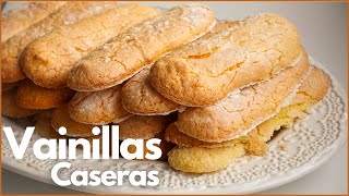 RECETA DE VANILLAS CASERAS  SIMPLE RÁPIDA Y ECONÓMICA [upl. by Evangeline]