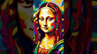 Different art form of Monalisa painting aiart aiartcommunity arijitsingh song [upl. by Derrej]