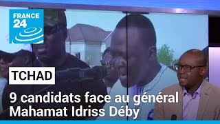 Présidentielle au Tchad  9 candidats face au général Mahamat Idriss Déby • FRANCE 24 [upl. by Catlaina]