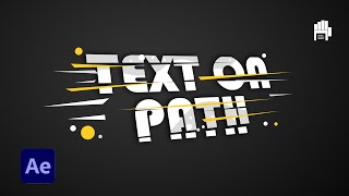 Text Along Path in After Effects  With Detail   Text on Path Tutorial  हिंदी  ENG [upl. by Jereld]