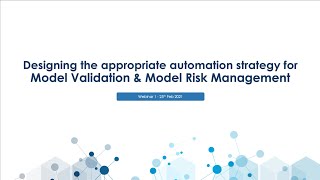 Key ingredients of a successful Model Risk Management automation strategy [upl. by Gerik]