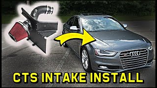 Audi B8B85 S4 30T CTS Turbo Intake Install DIY [upl. by Norud833]