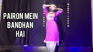 Pairon me bandhan hai Dance cover Mohabbatein wedding special dance dancevideo kanchanjadon [upl. by Euqor]