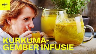 Kurkuma gemberthee met honing en citroen 🍯  Sofie Dumont [upl. by Haggi]