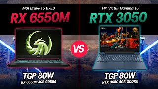 Gaming Test Battle RX 6550M vs RTX 3050 Test in 11 Games [upl. by Sremmus163]