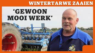 Wintertarwe zaaien met Lemken Solitair 23 met 6 m brede rotorkopeg [upl. by Aleetha826]