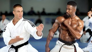 Jean Claude Van Damme vs Michael Jai White  Karate vs Taekwondo [upl. by Eiloj]