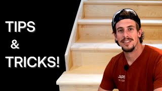 HOW TO INSTALL STAIR SKIRTS TREADS AND RISERS w Matt Ward [upl. by Eilra]