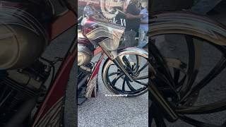 26” Harley Davidson custom bagger crazy paint harleydavison motorcycle bikelife [upl. by Sucramej]