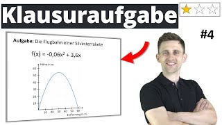 Quadratische Funktionen  Abschlussprüfung  Klassenarbeit  Einfach 4 [upl. by Stimson]