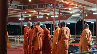 Revered Swami Gautamananda ji Maharaj inspecting preparation of Durga Puja at Belur Math 2024 [upl. by Matthias]