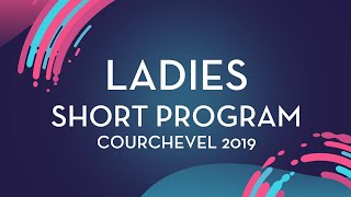 Regina Schermann HUN Ladies Short Program  Courchevel 2019 [upl. by Zabrina]