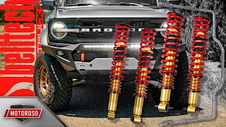 Belltech Trail Performance 04quot Coilover Lift Kit For The 2021 Ford Bronco  152601HK [upl. by Otsirave420]