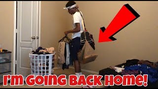 IM MOVING BACK TO ATLANTA PRANK ON CHRIS [upl. by Vasilek]