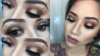 Coachella Makeup Tutorial  Morphe 350 Halo Eye  makeupbyngoc [upl. by Orelle432]