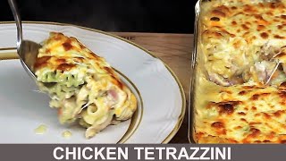 Chicken Tetrazzini Tasty Pasta Recipe [upl. by Aylsworth]