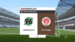 Hannover 96 vs St Pauli 10102024 Club Friendlies FC 25 [upl. by Rosario]