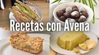 ¡Recetas con AVENA que Necesitas Hacer YA [upl. by Dellora]